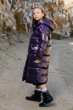 Пальто для девочки GnK С-726 превью фото